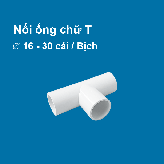 [HCM]Tee khớp ống nhựa điện ⌀16 46mm - 30 cái / bịch