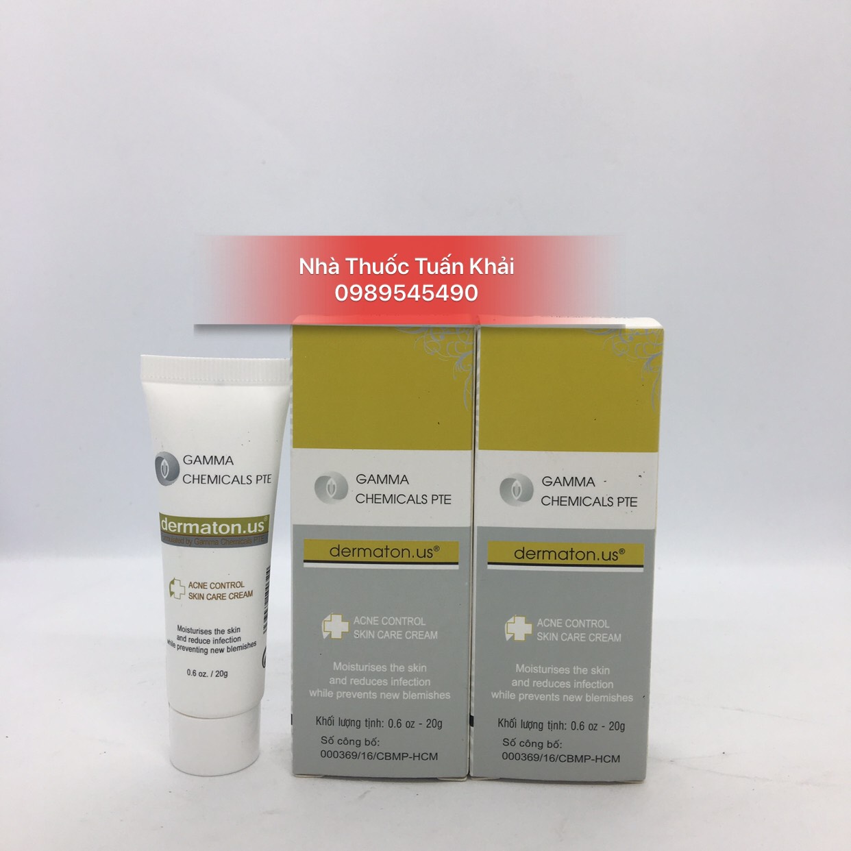 Kem ngừa mụn ngừa thâm dermaton us- 20g