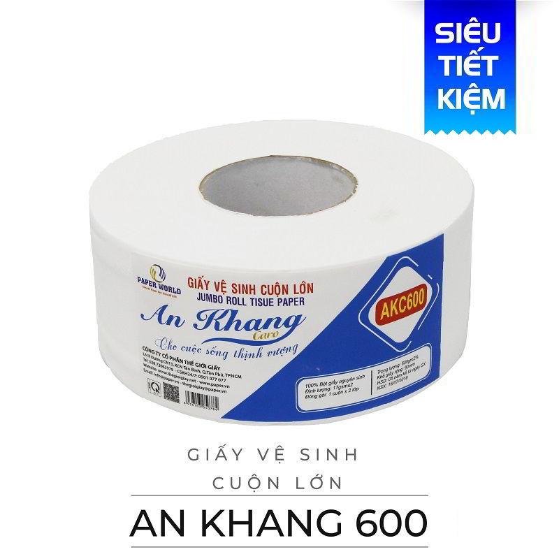 COMBO 5 cuộn Giấy vệ sinh lớn An Khang Caro AKC600