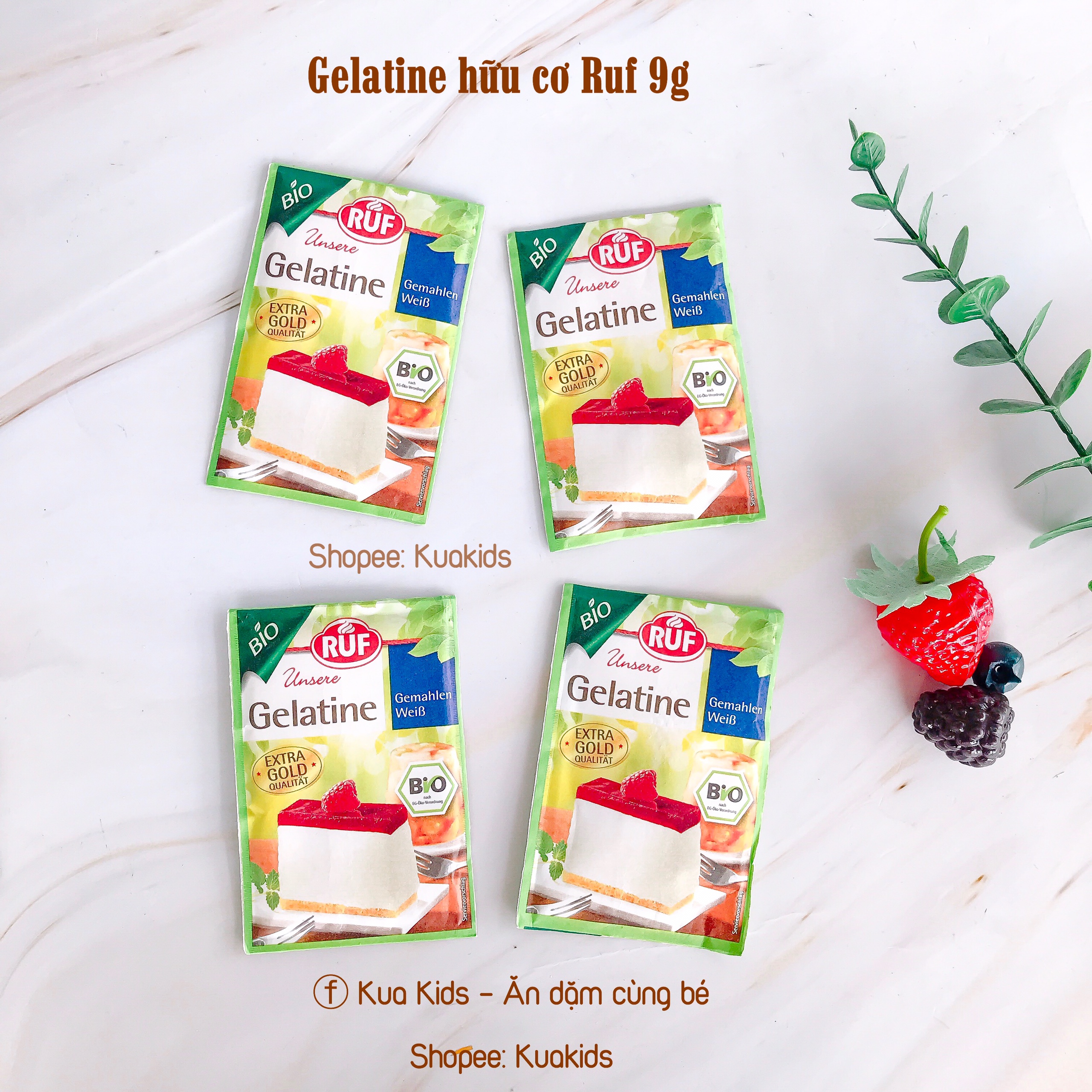 Gelatine Hữu Cơ Ruf 9G