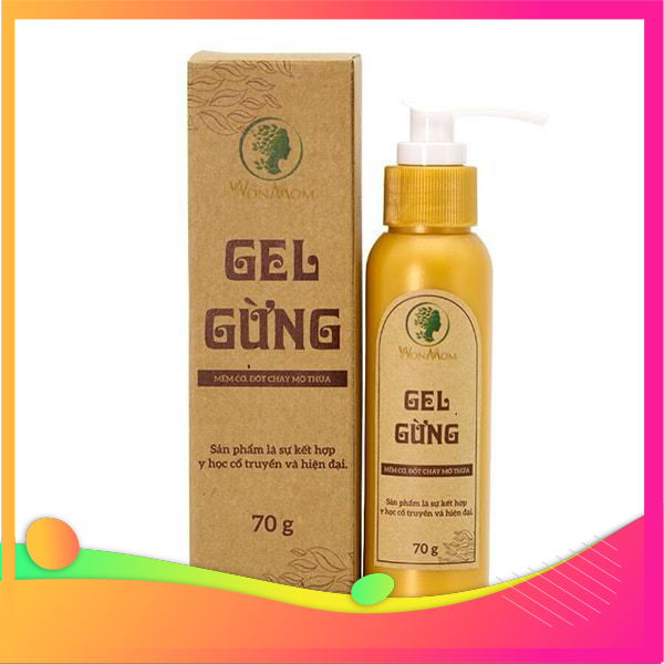 Gel gừng tan mỡ giảm eo Wonmom - Chính hãng