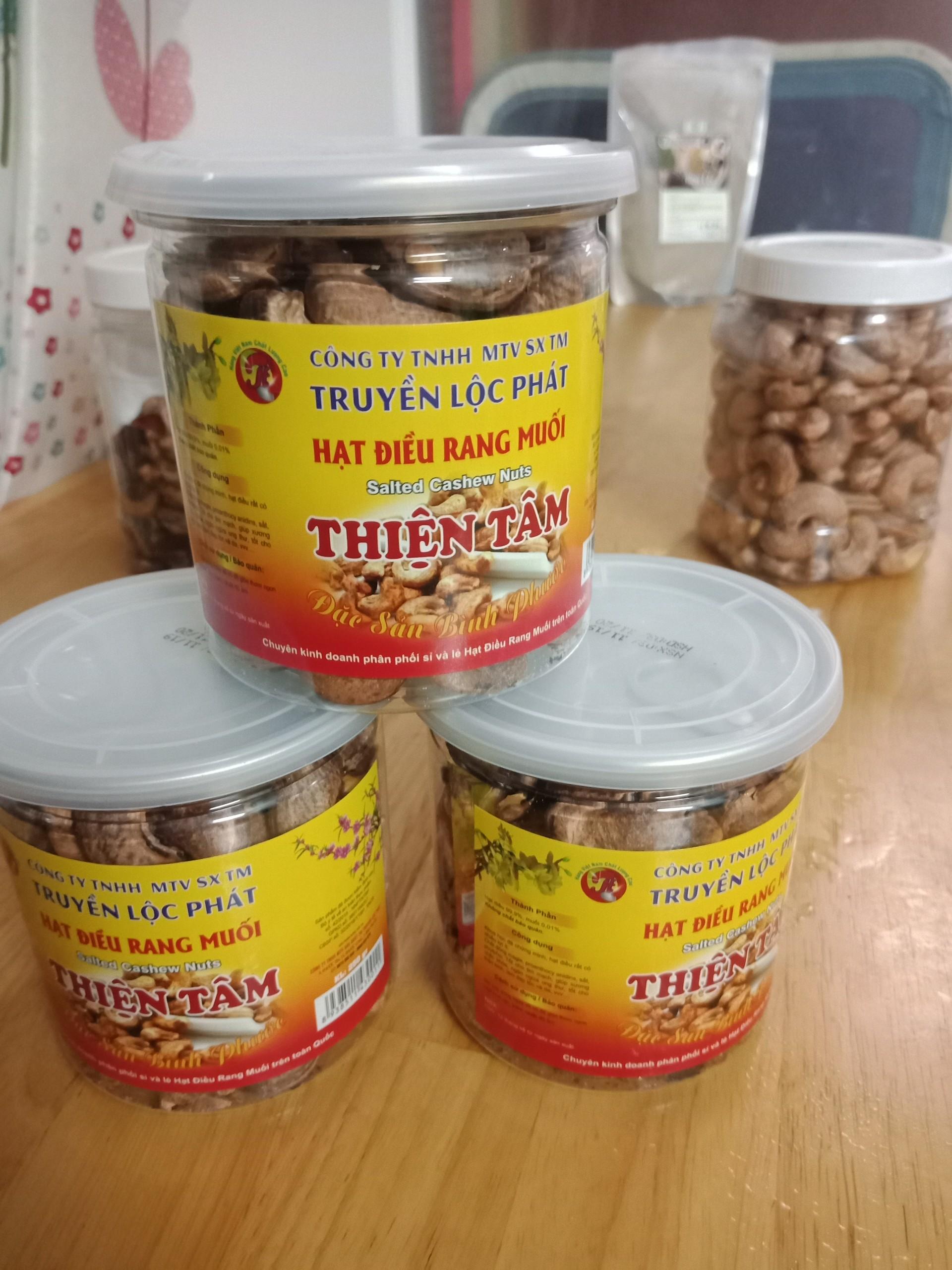 Hạt điều rang muối a nguyên còn vỏ lụa điều việt 200gr tahaki shop