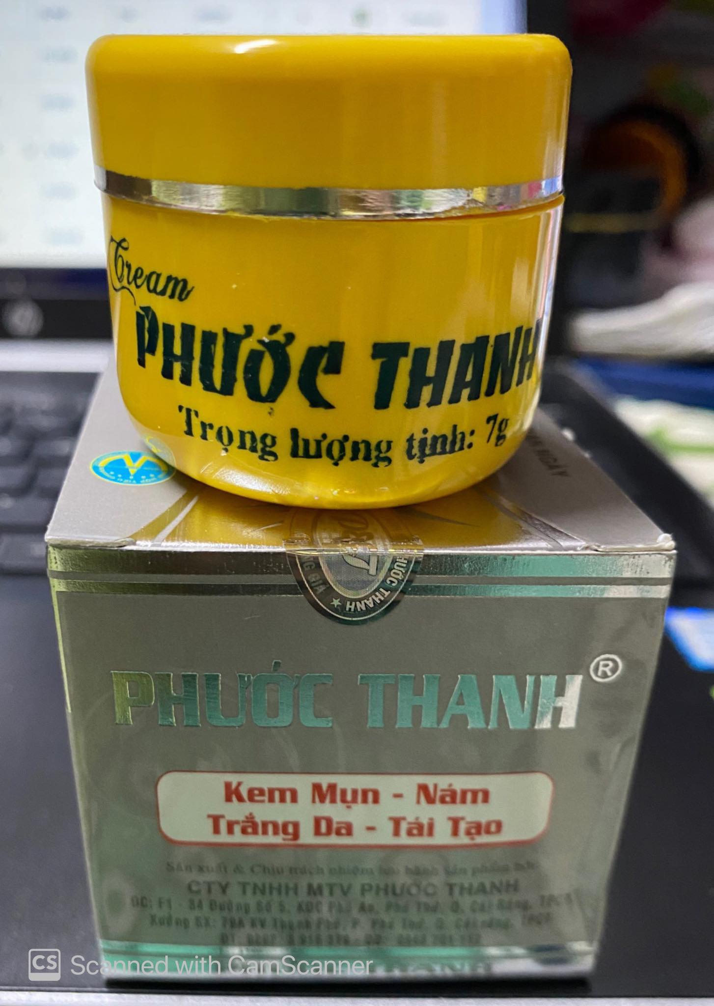 Kem Mụn - Nám - Trắng Da - Tái Tạo Phước Thành 7g