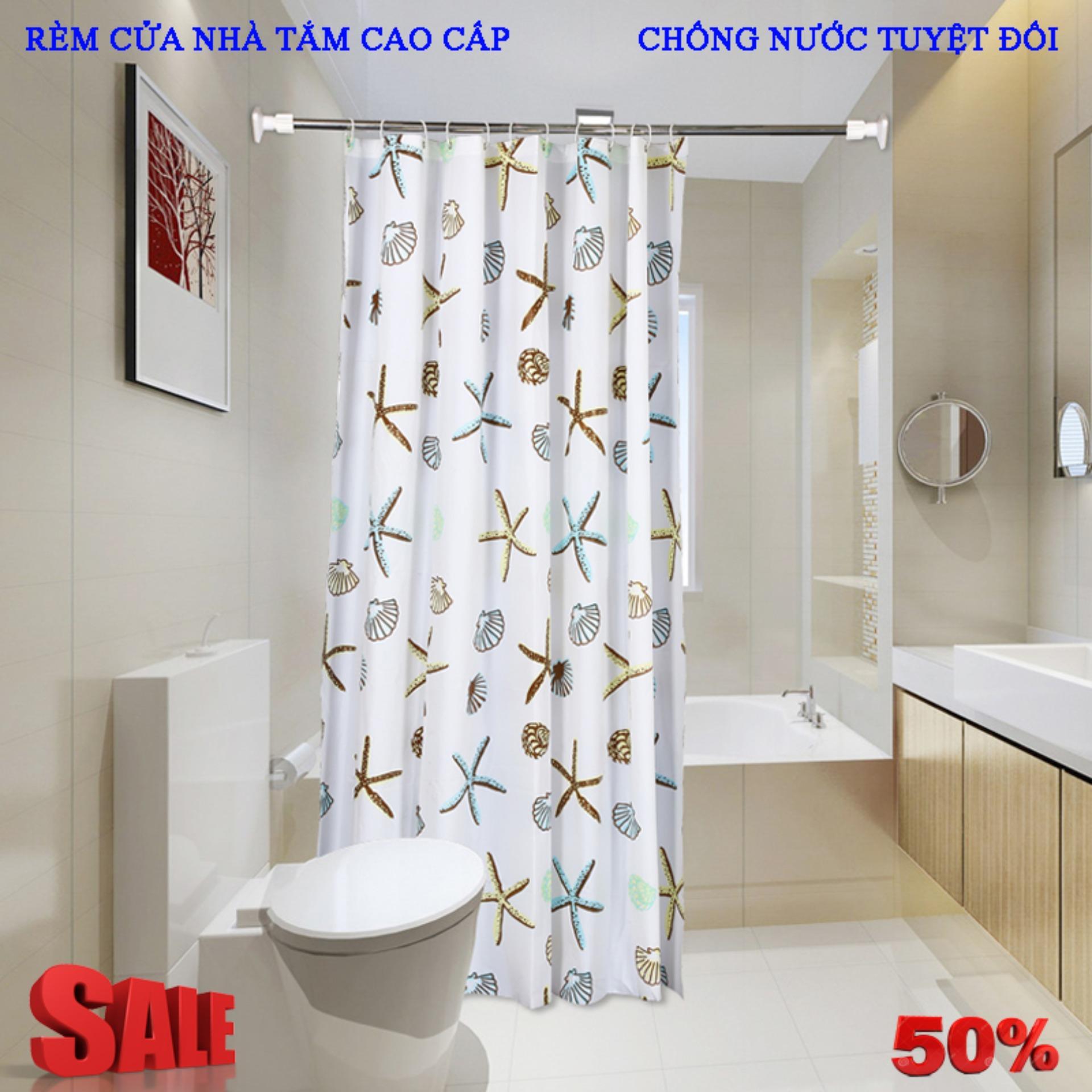 Màn Che Nhà Tắm, Cửa Sổ Chống Thấm Nước Bám Bẩn. Rèm Nhà Tắm Chống Thấm Nước Cao Cấp Mẫu Mới 2019 Tiện Lợi Độ Biền Cao Khả Năng Chịu Nắng Nóng Ấm Mốc Tốt Độ Chống Nước.