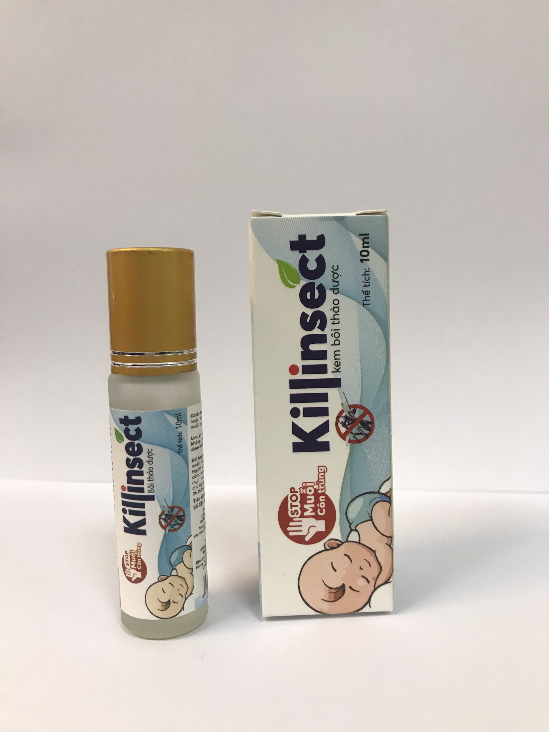 Kem bôi muỗi đốt cho bé Killinsect từ thảo dược - CHÍNH HÃNG CÔNG TY DƯỢC