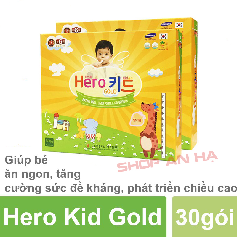 Hero Kid Gold - Giúp trẻ ăn ngon - Tăng sức đề kháng - Nhập khẩu Hàn Quốc