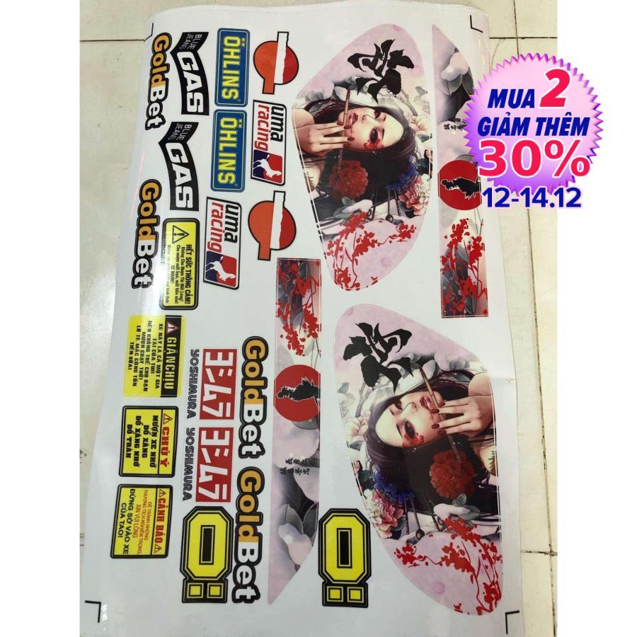 Tem xe cub cốp tròn