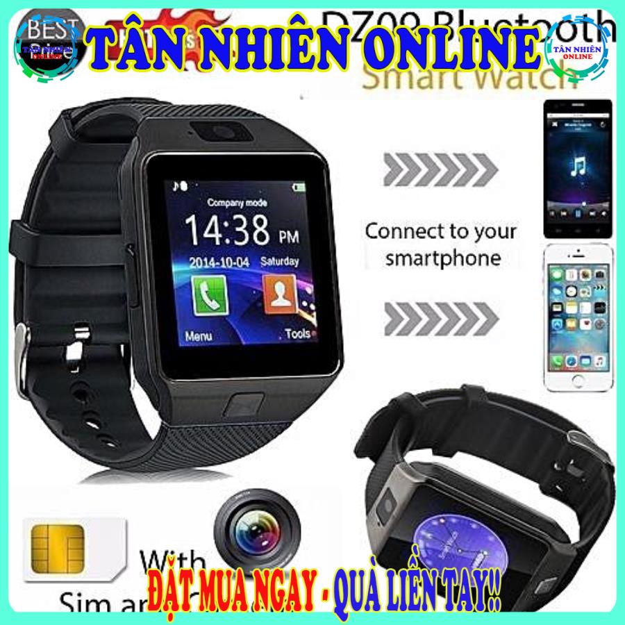 Đồng Hồ Thông Minh DZ09 Đồng Hồ Thông Minh Hỗ Trợ Sim và thẻ nhớ Camera Nam Nữ Thể Thao Đeo Bluetooth Samsung Huawei Xiaomi Android điện Thoại