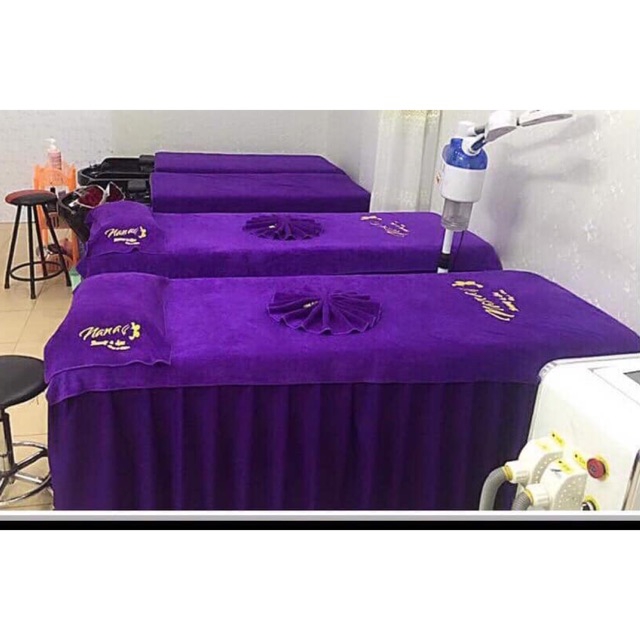 Khăn trải giường spa microfiber KT 90x190 cm