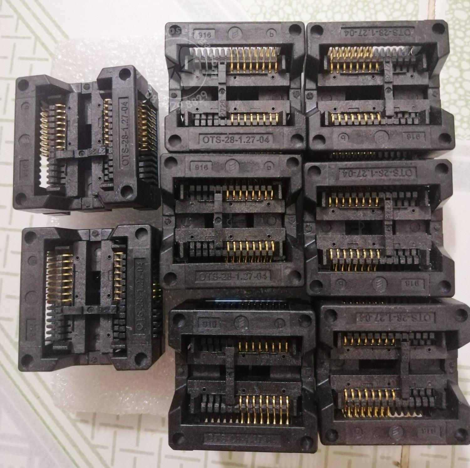 [HCM]Socket nạp ROM / bios SOP16-DIP8 ( 300mil)  mã số : OTS-28-1.27-04