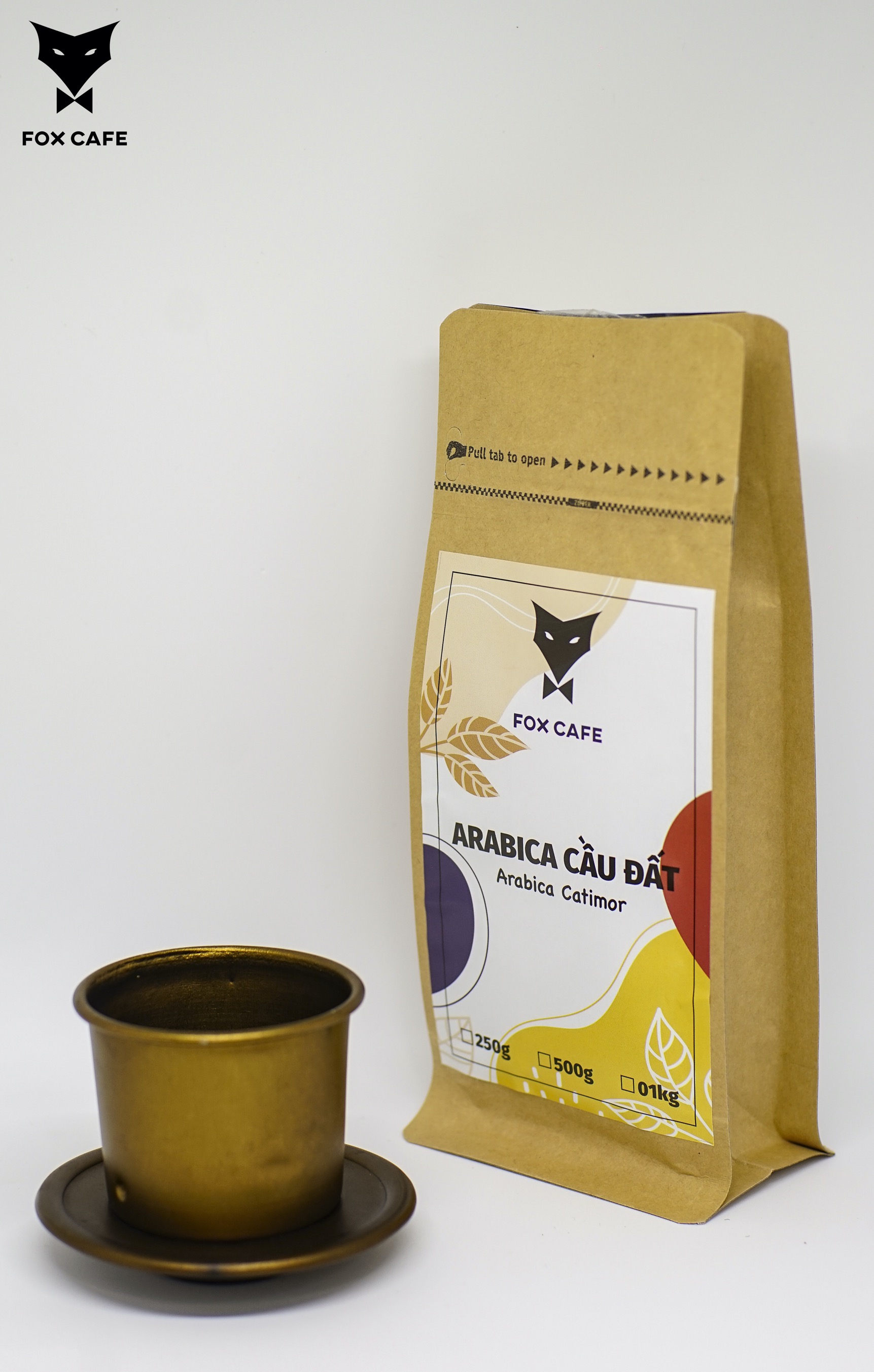 [HCM][CÀ PHÊ ĐẶC SẢN] Cafe ARABICA CẦU ĐẤT 100% rang MỘC 250 gram bột xay sẵn - Không pha trộn không tẩm ướp - Pha máy và pha phin