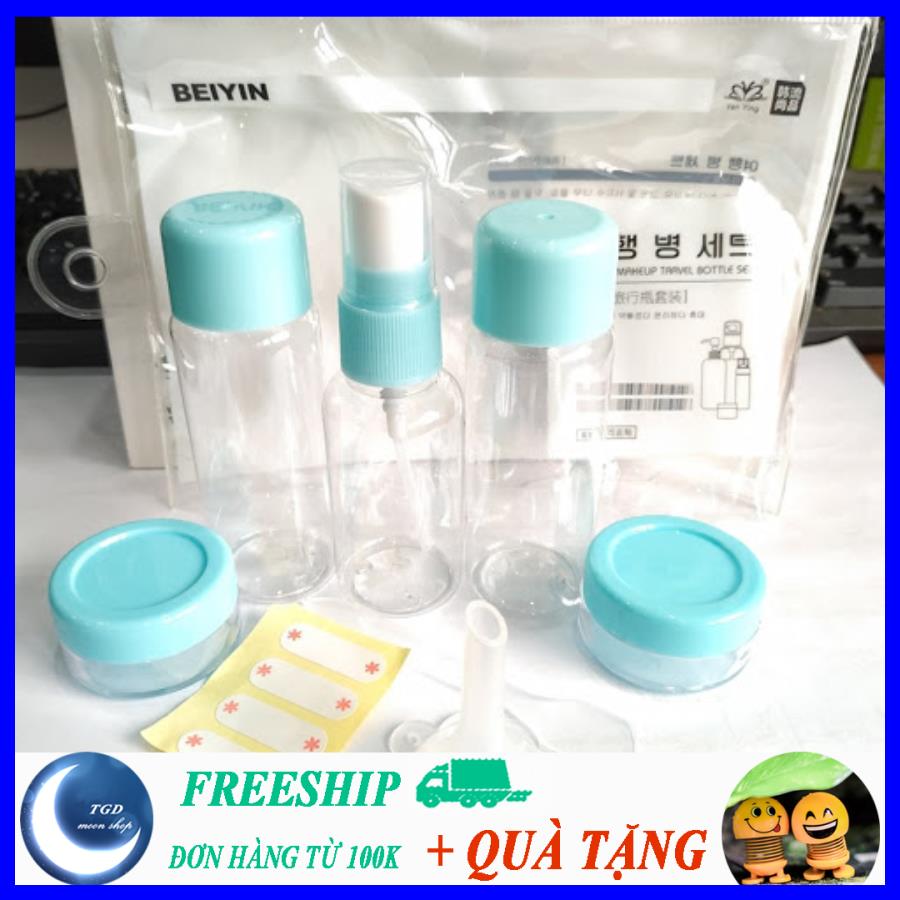 Chiết mỹ phẩm tiện lợi 5 món - Bộ chiết mỹ phẩm 5 món - Set bộ chiết mỹ phẩm du lịch