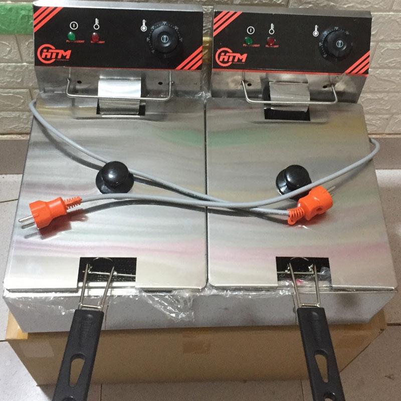 Bếp chiên nhúng điện đôi công nghiệp hàng Việt Nam - Bảo hành 24 tháng - Lỗi 1 đổi 1 trong 1 năm - Bảo trì trọn đời