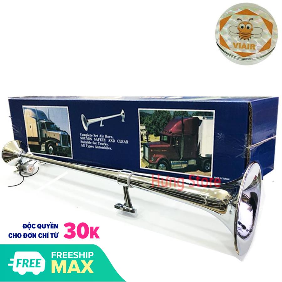 Còi hơi cao cấp Viair dài 75cm inox (con ong)