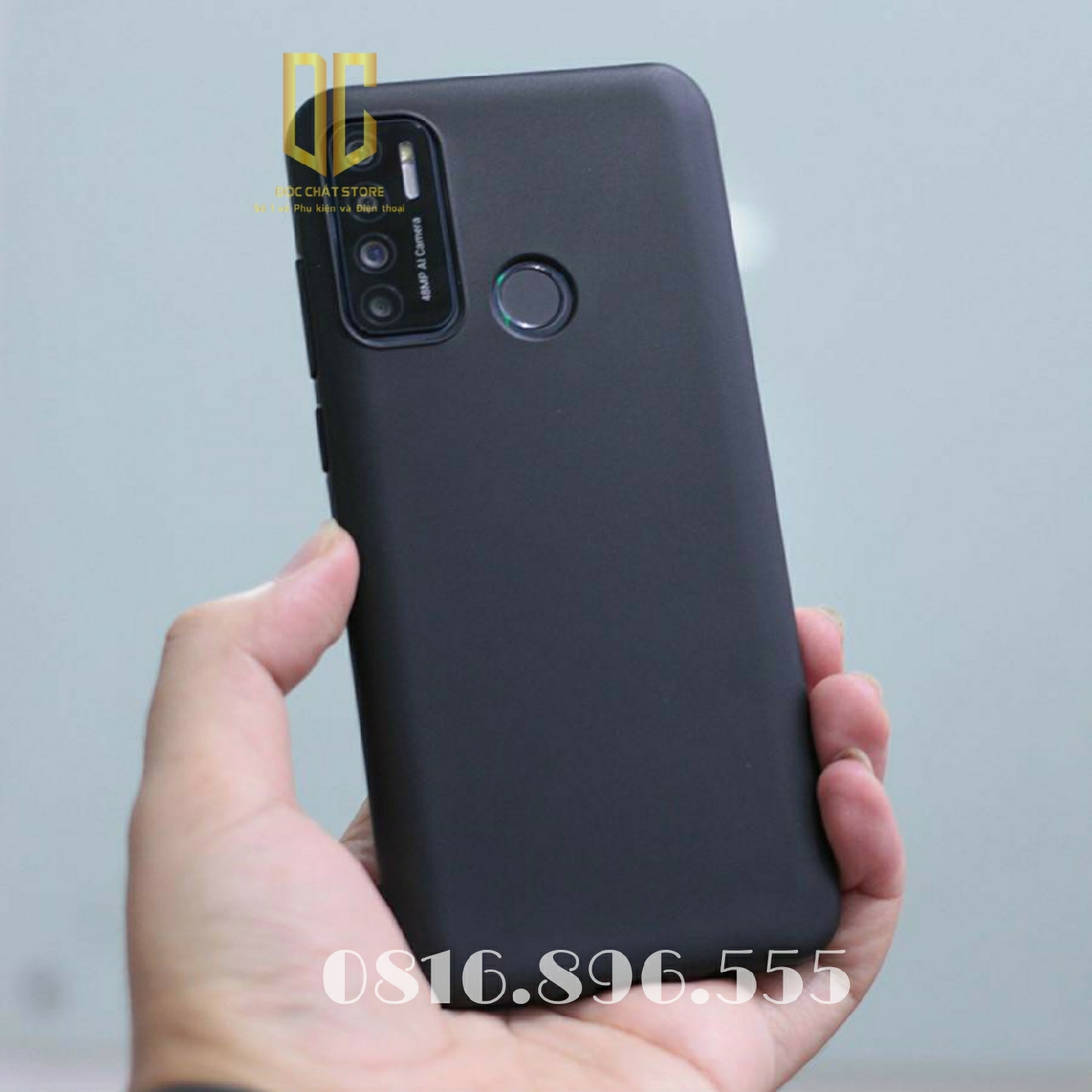 Vsmart Live 4 - Ốp Dẻo TPU Đen Nhám