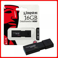 Usb 3.0 kingston data traveler dt100g3 100mb/s 16gb