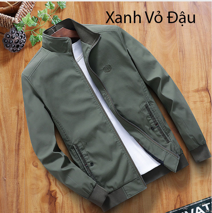 Áo Khoác 2 lớp-Kaki RON-Có túi Trong 2 túi ngoài khó kéo-KKBV1-218