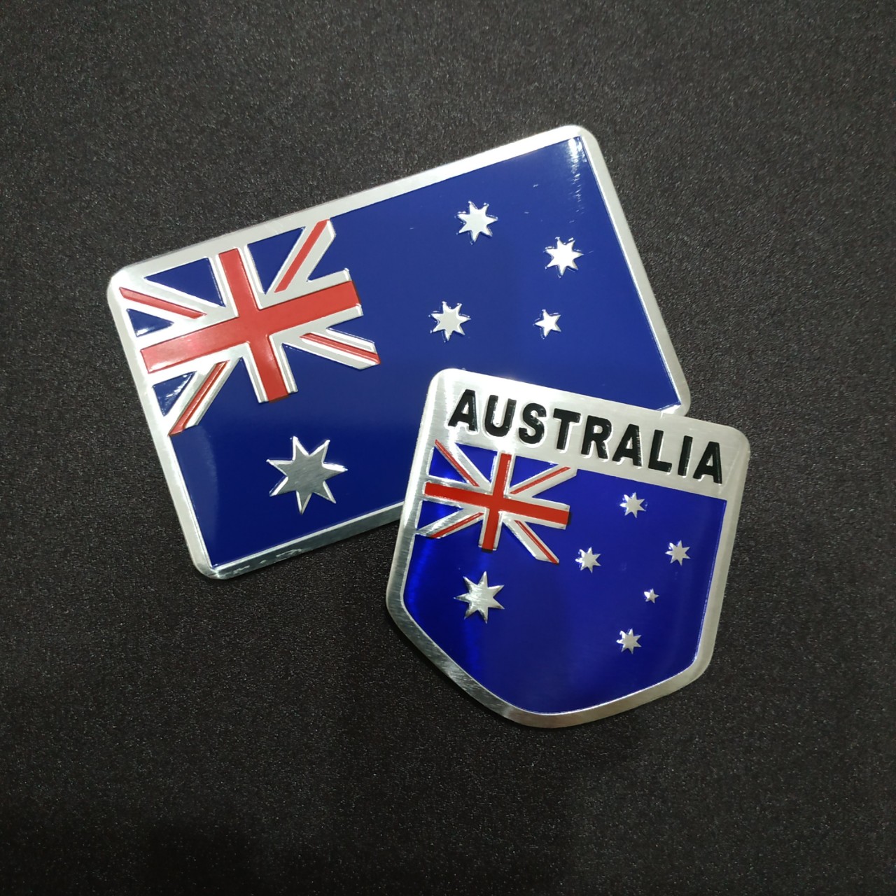 Tem nhôm dán xe hình cờ Australia