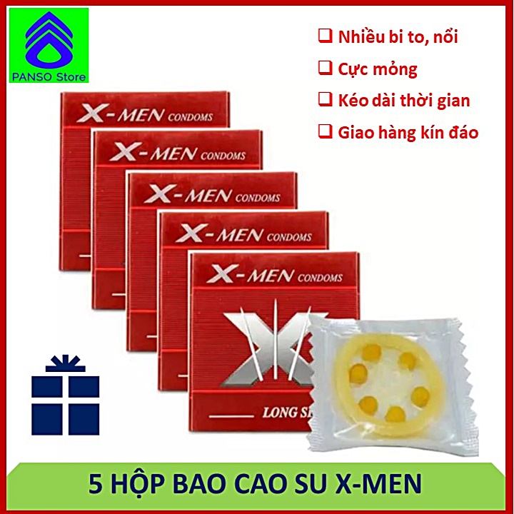 Combo Bao cao su bi to gai nổi, đôn dên, kéo dài thời gian quan hệ, hỗ trợ tình dục nam nữ người lớn [PANSO Store]
