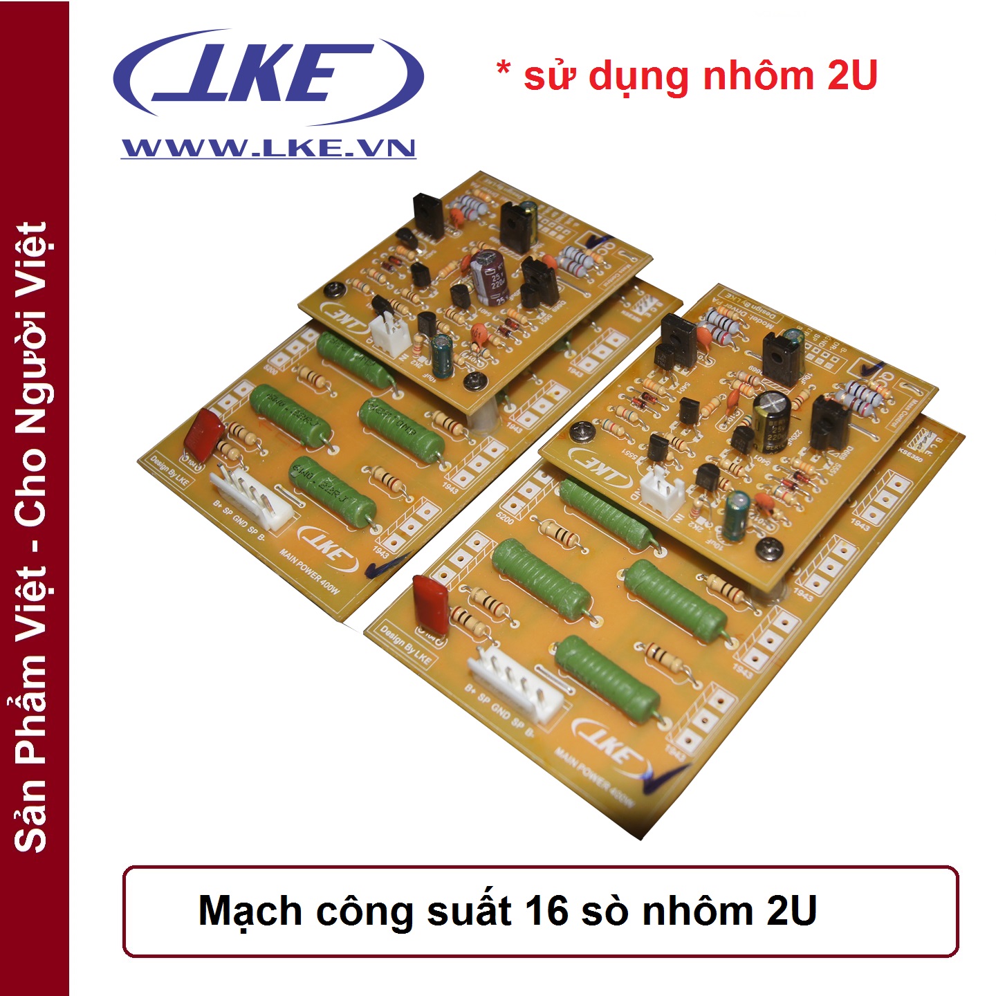 [HCM]Mạch Công suất 16 sò LKE 300W