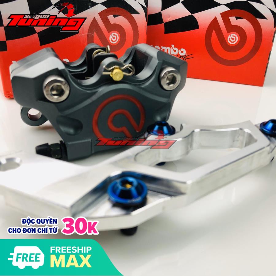 [HCM]Combo Heo trước và sau Bremb0 ( tặng ốc titan PROTI  và pass gắn ) GẮN ĐƯỢC HẦU HẾT CÁC DÒNG XE HIỆN TẠI