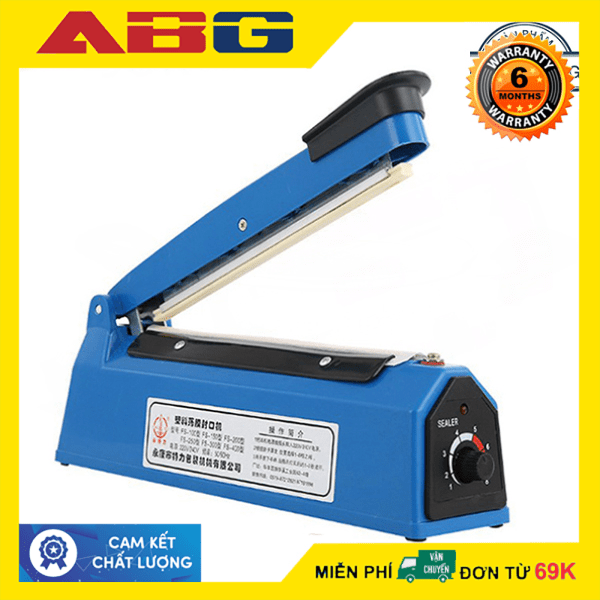 Máy Hàn Miệng Túi ABG FS-300 - Máy Dán Miệng Túi Có Chiều Rộng Mép Hàn Lên Tới 30cm Giúp Bảo Quản Thực Vật Tươi Lâu Hơn, Áp Dụng Phổ Biến Trong Đời Sống – Hàng Chính Hãng - ABG Shop