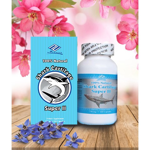 Sụn vi cá mập Nu Health – Shark Cartilage Super II 100 viên hàng Mỹ chính hãng