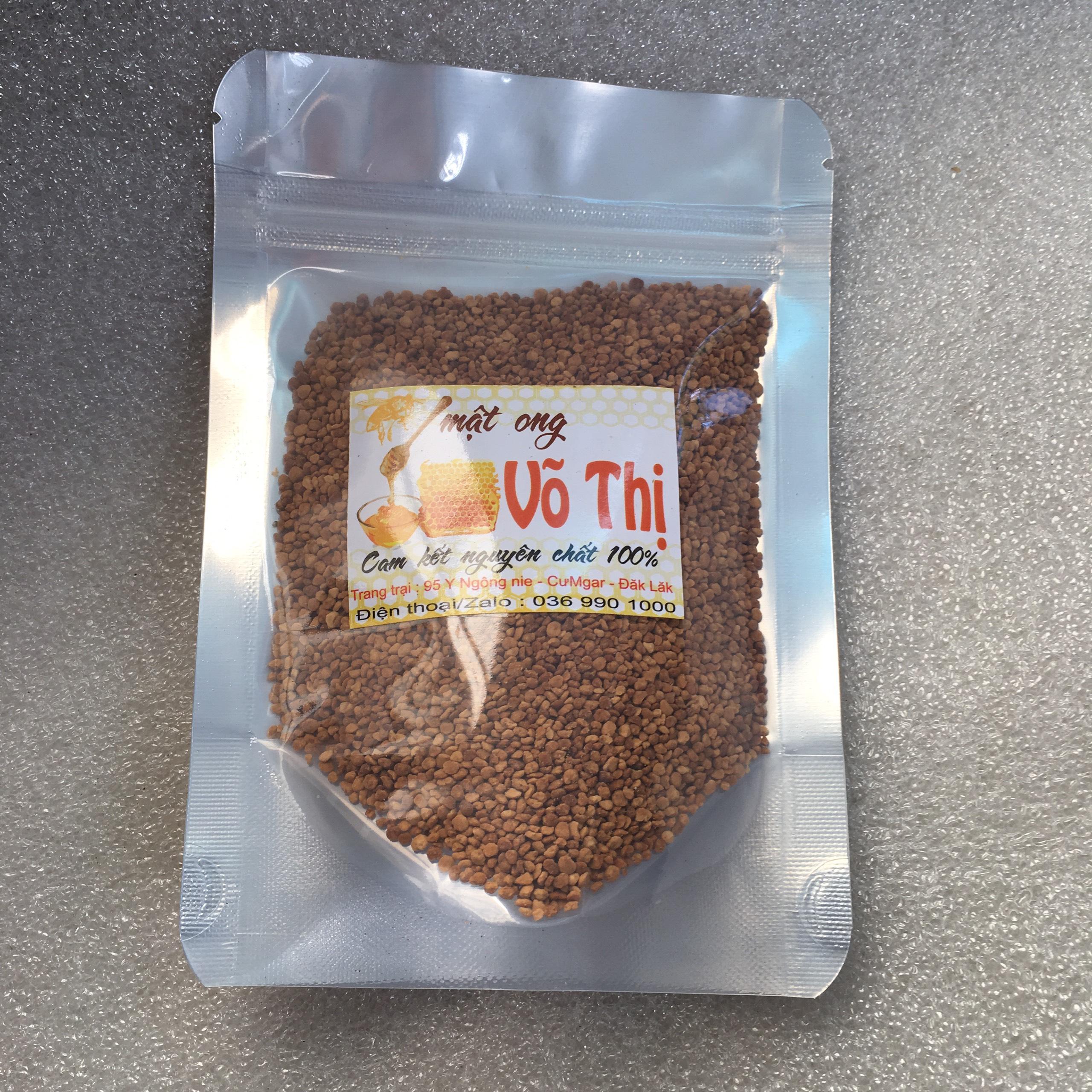 100g Phấn Hoa Nguyên Chất  Phơi Khô VoThi - Hút Từ Rừng Hoa Cà Phê Tây Nguyên - Đồng Màu - Mật Ong Võ Thị