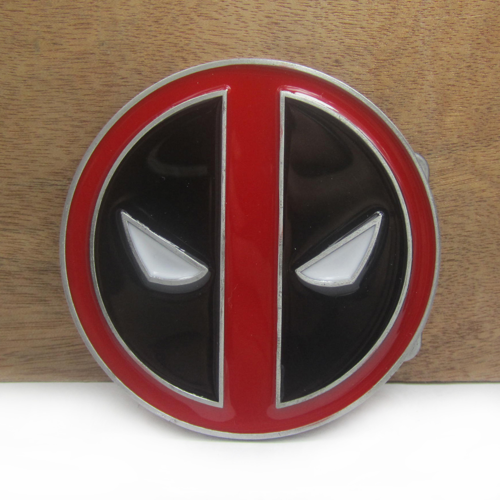 Đầu khóa dây lưng quái nhân dead pool tròn 8cm