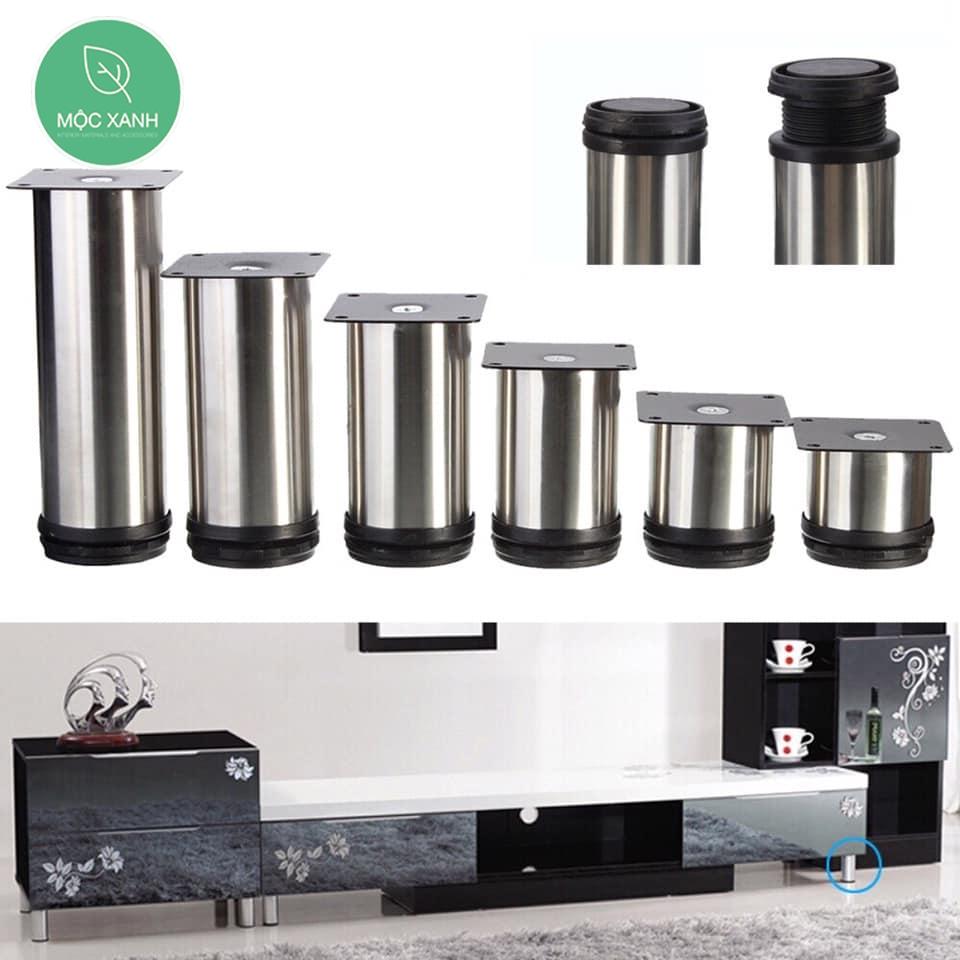 Chân bàn inox tăng chỉnh được 10cm