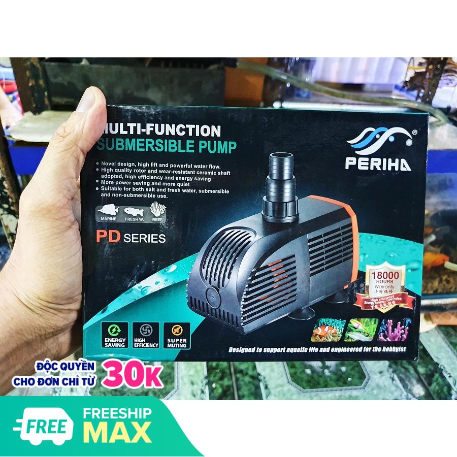 "hoàn tiền đến 10%" máy bơm lọc hồ cá periha siêu êm pd7200 35w 3100l/h 2,8m