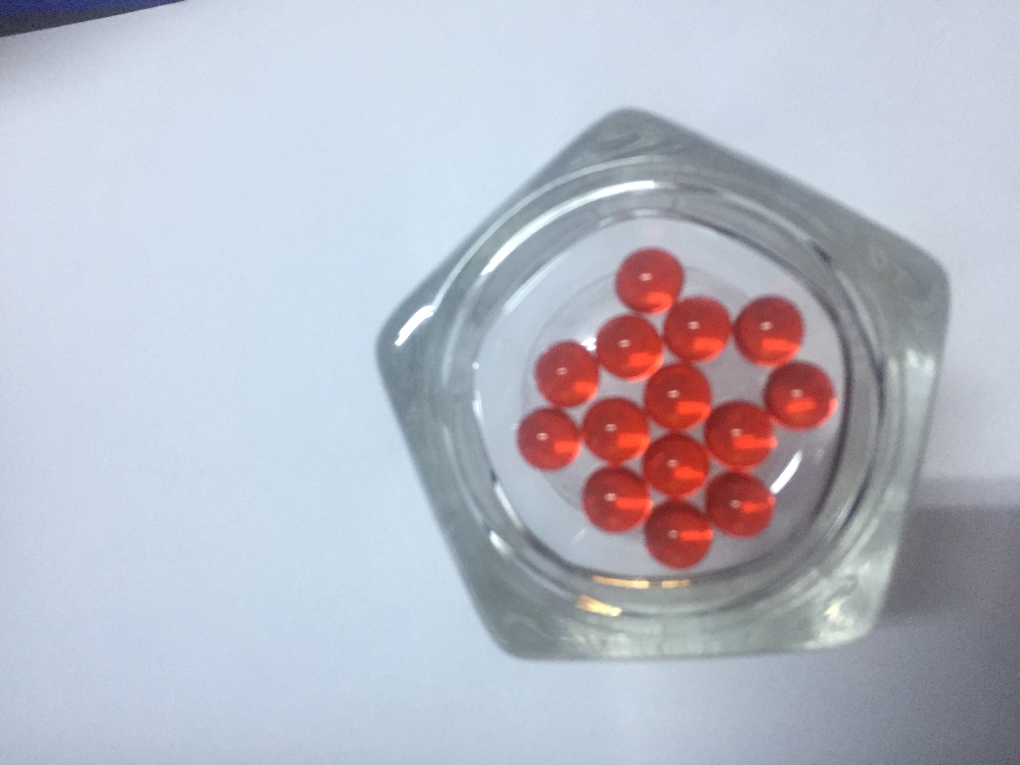 Bộ 3 viên bi màu đỏ đường kính 8mm phục vụ cho găm bi, cấy bi