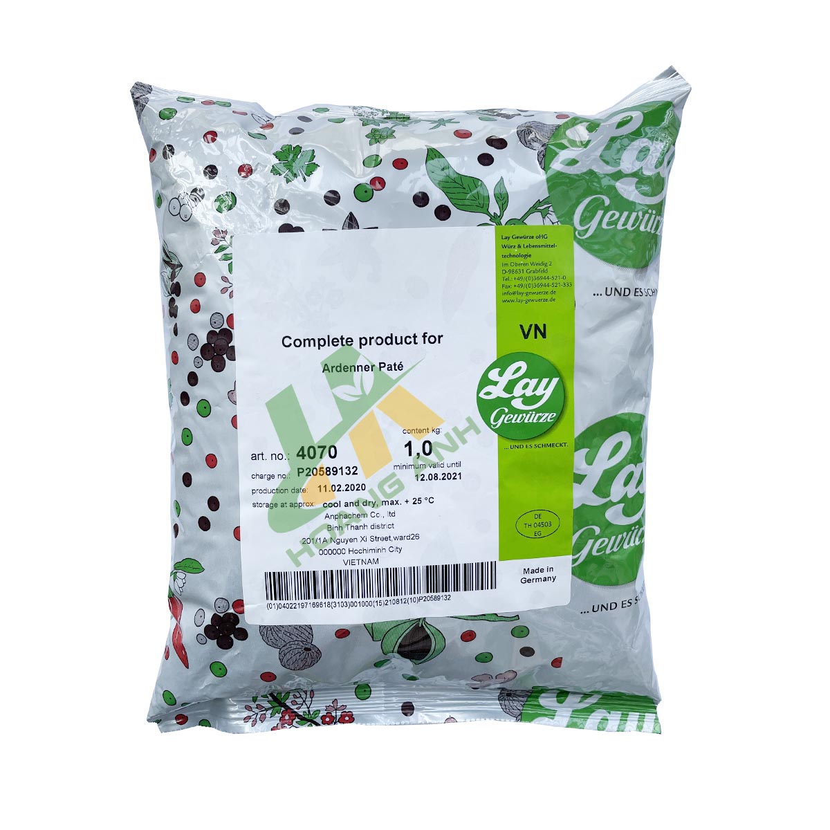 Gia vị làm pate - Hương liệu pate nhập khẩu Đức siêu ngon