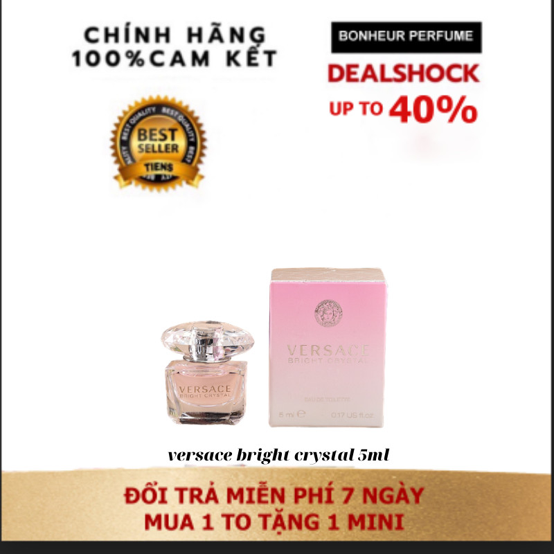 Nước Hoa Mini chấm Nữ Versace Bright Crystal 5ml - Nước hoa chính hãng