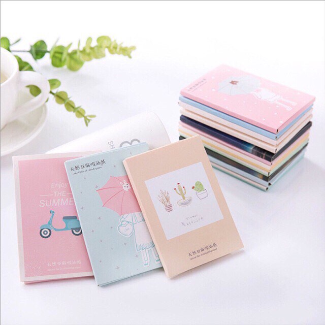 Giấy thấm dầu 50 miếng