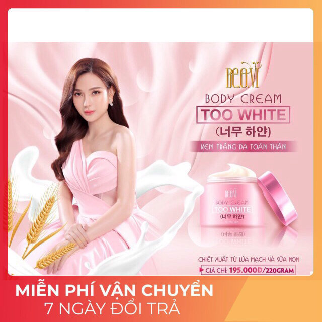 Kem body too white beovi thu thủy
