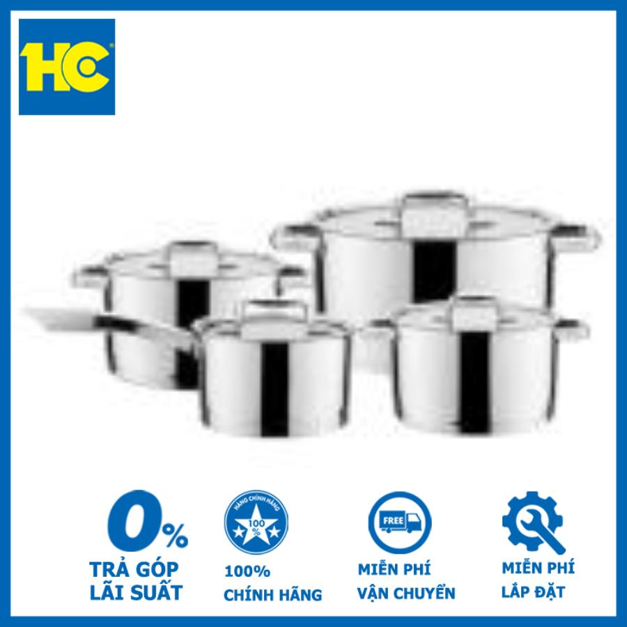Bộ 3 nồi và 1 quánh inox 5 đáy elmic 2353670