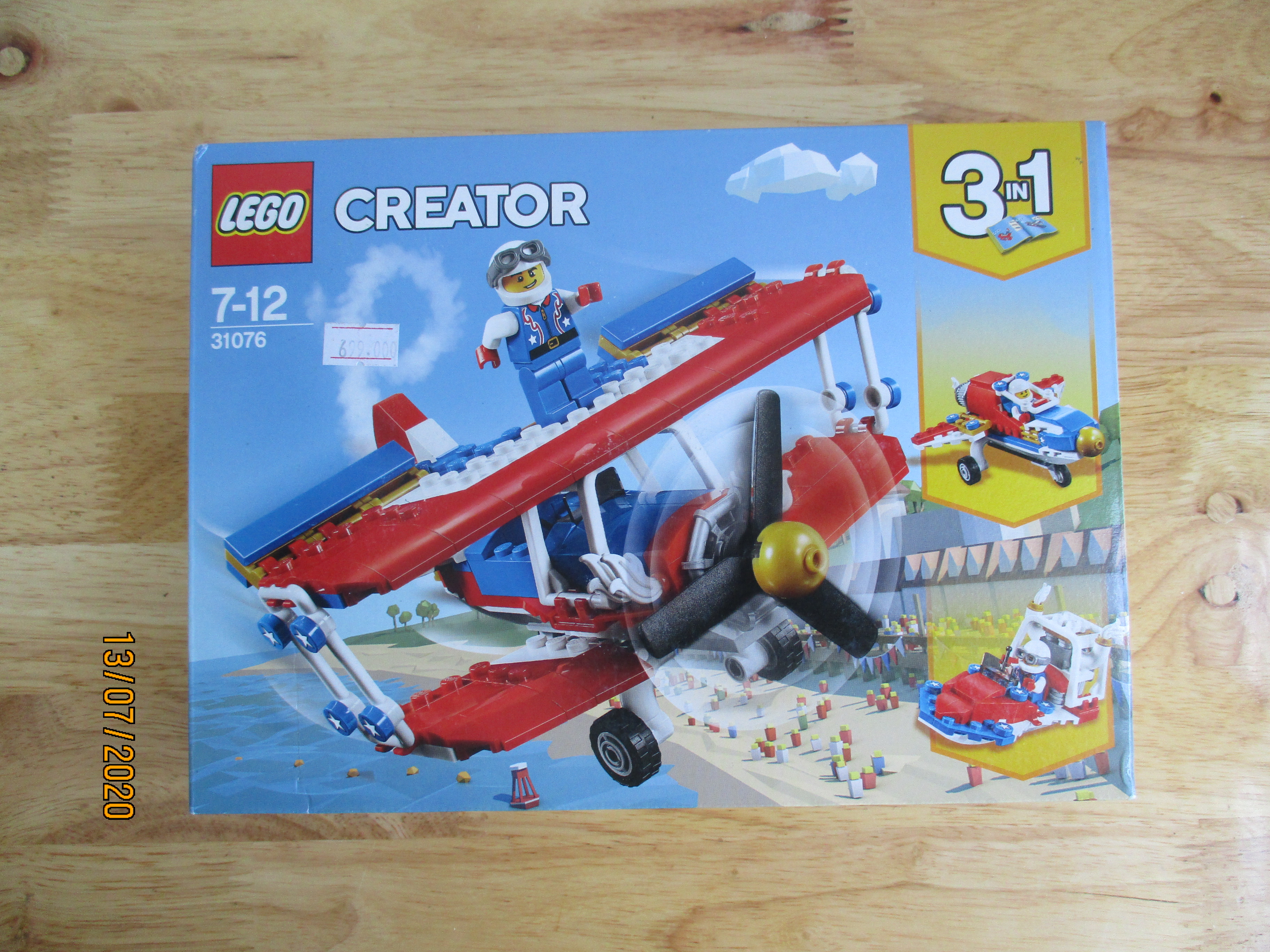 Đồ chơi lắp ráp lego creator 31076 máy bay biểu diễn mạo hiểm