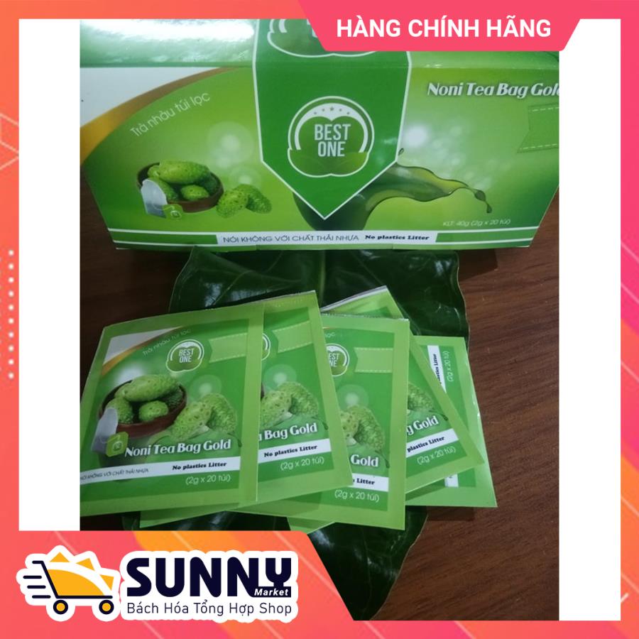 Trà túi lọc trái nhàu bestone - giúp thanh lọc cơ thể, tăng cường sức đề kháng, hộp 20 gói x 2gr