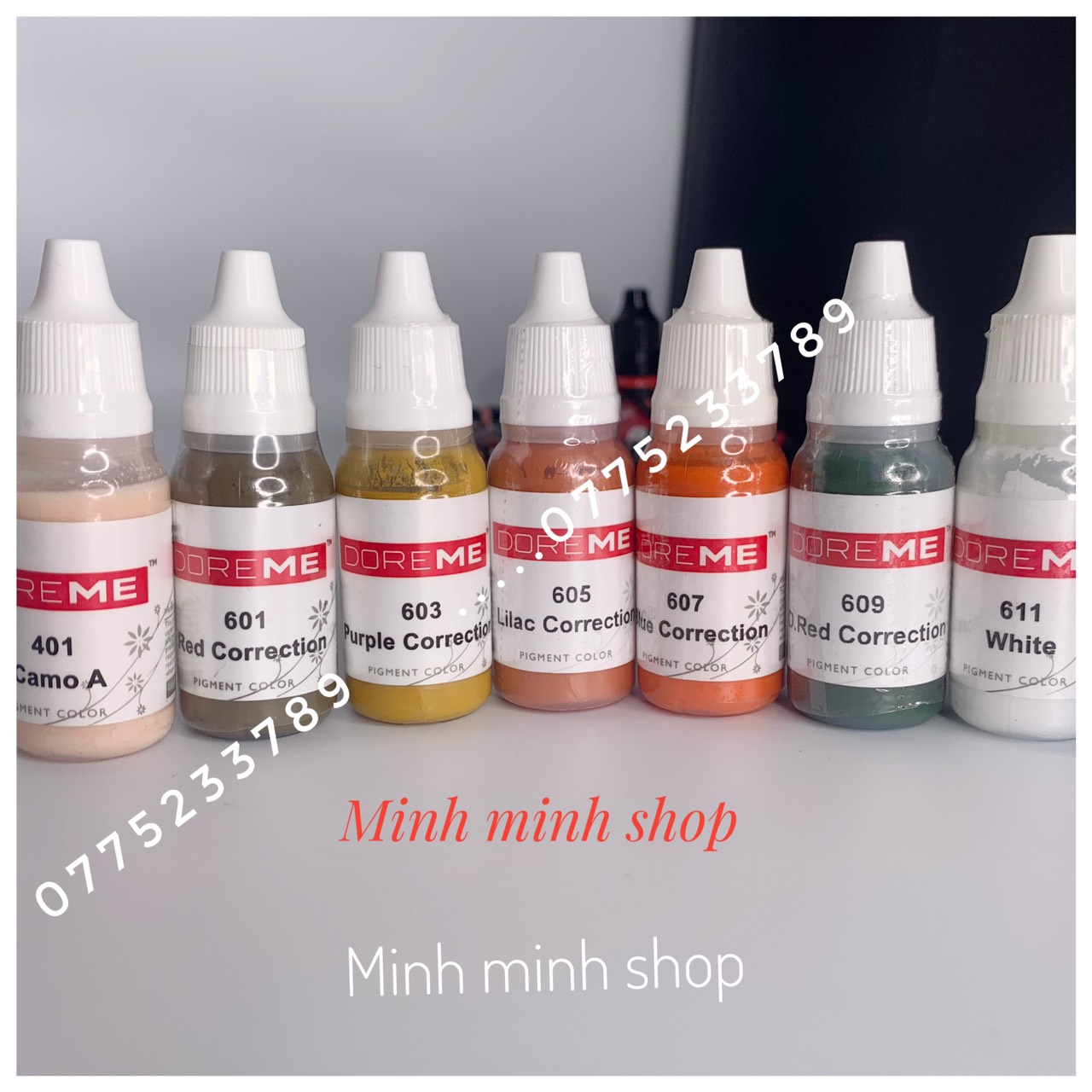 [HCM]Mực Doremi Kích Màu Doremi Cam Kết Chính Hãng cam tươi 607