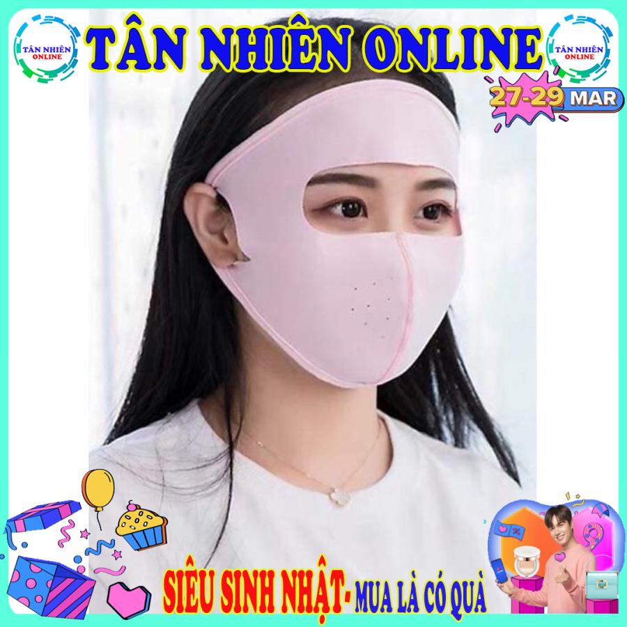 Khẩu trang kín mặt che nắng che bụi Ninja nữ