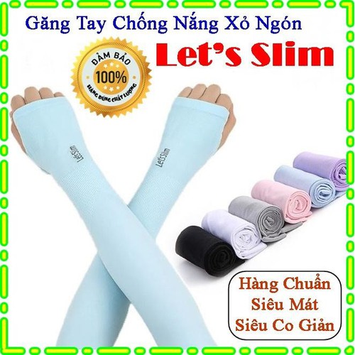 [HCM]Găng tay chống nắng Hàn Quốc Lets Slim - Găng Tay xỏ ngón cao cấp