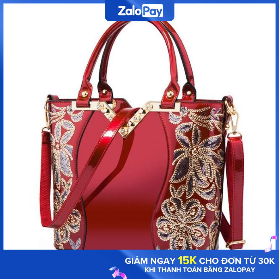 Túi Xách Nữ Cao Cấp Kết Cườm Kim Tuyến Hoa Văn Nổi Siêu Đẳng Cấp SIÊU ĐẸP SIÊU SANG Chống Trầy KDR-TX203 Kodoros