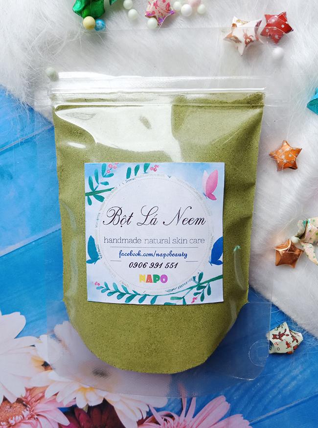 [HCM]Bột Lá Neem Ấn Độ 100 Gram - Giảm mụn Kiềm dầu Mờ Thâm