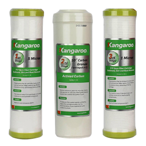 Bộ 3 lõi lọc kangaroo 123 - BỘ GỒM 3 LÕI SỐ 1 2 3 - CHÍNH HÃNG