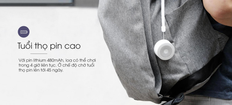 Loa di động bỏ túi Xiaomi Compact Speaker 2 - Kết nối Bluetooth Có tích