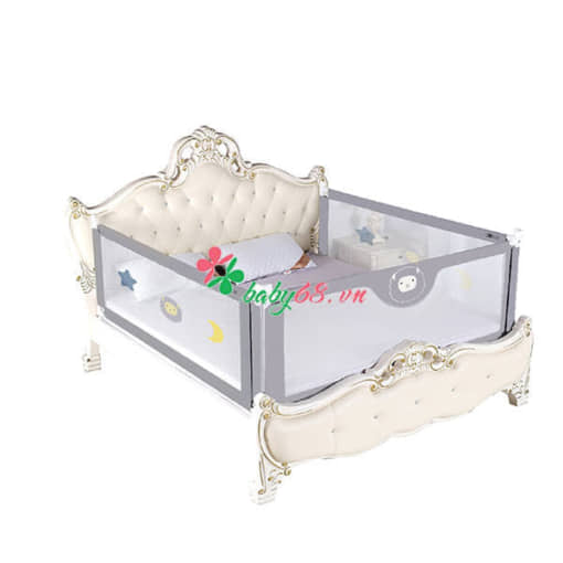 Thanh chặn giường Hàn Quốc Umoo, bản nâng cấp 2021 có khóa an toàn