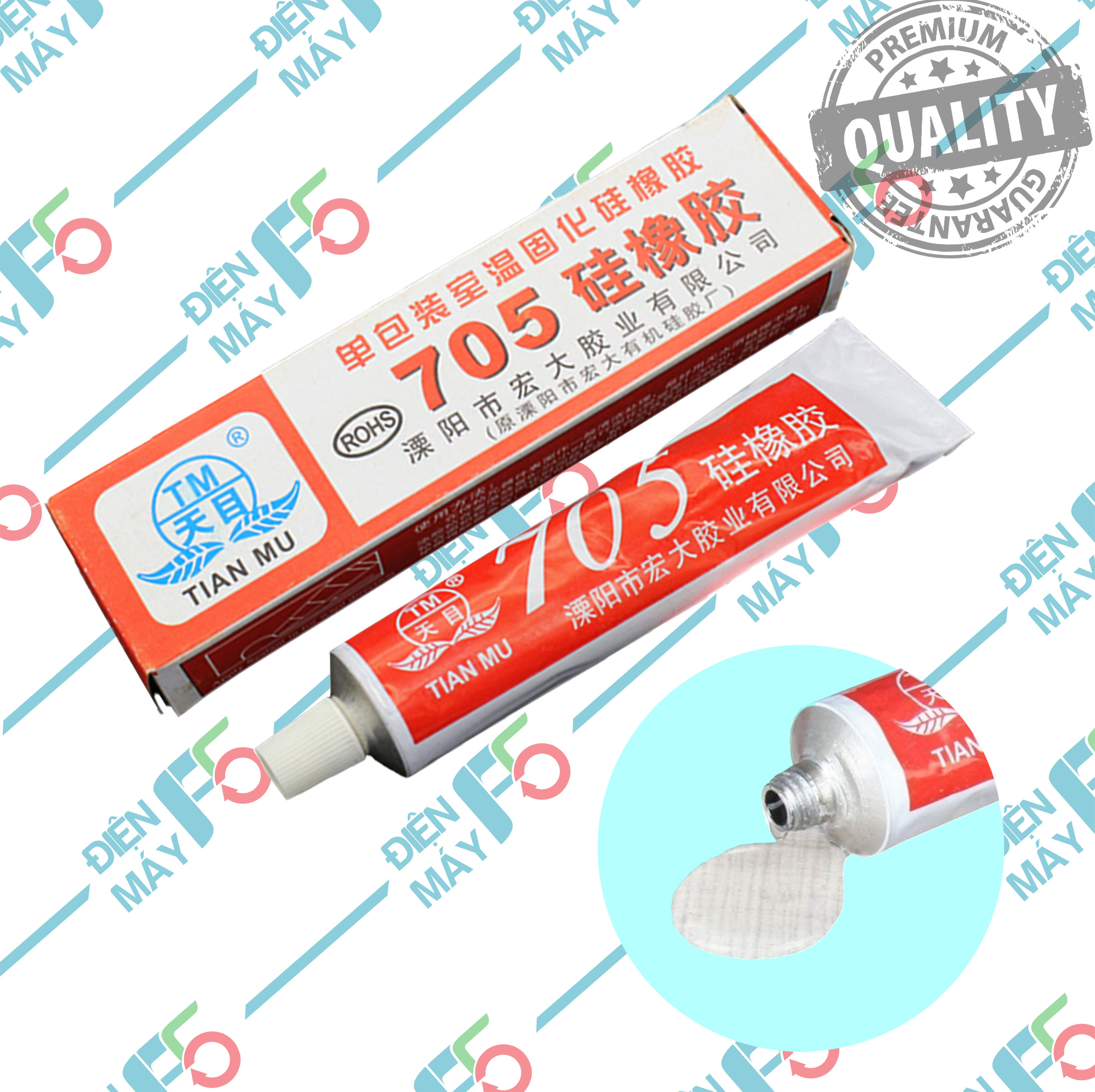 Dmf5 keo 705 trong suốt phủ mạch, cách điện, chống nước tianmu tm 705