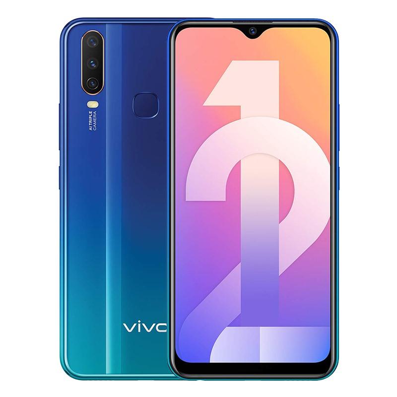Điện thoại vivo y12 3gb/64gb đỏ mận/ xanh biển