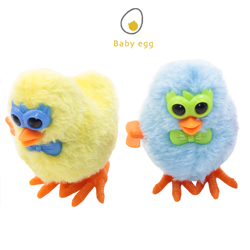 Đồ chơi trẻ em gà con nhiều màu vặn cót lông mềm an toàn cho trẻ nhỏ có thể chạy phù hợp cho trẻ em bé trai bé gái 1 2 3 4 5 6 tuổi màu vàng hồng xanh BABYBEAR